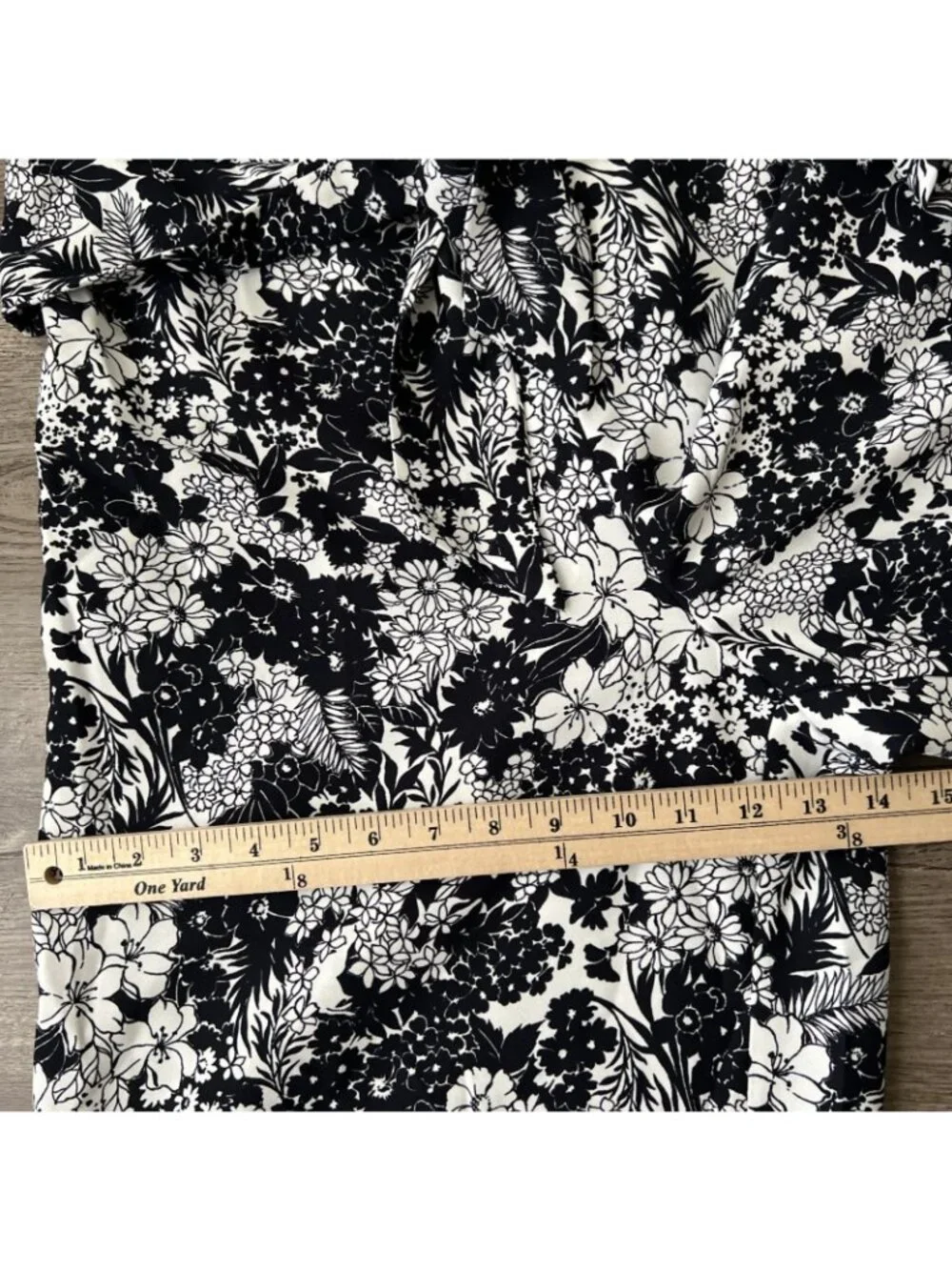 Ann Taylor Wide Leg Floral Pants Waist Tie Full Length Womens Large New